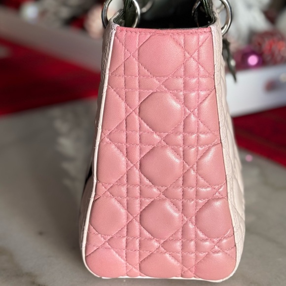 ❌SOLD❌ LIMITED EDITION* Tri-Color Cannage Lady Dior Bag - Picture 5 of 17